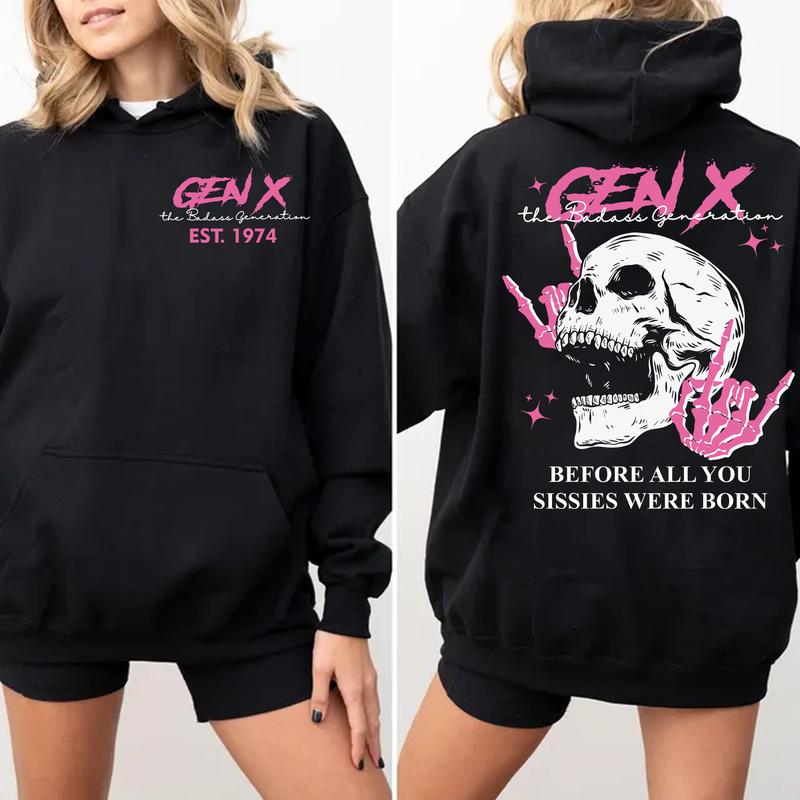 Generation X Custom Year Badass Generation Version 3 T-Shirt/Sweatshirt/Hoodie