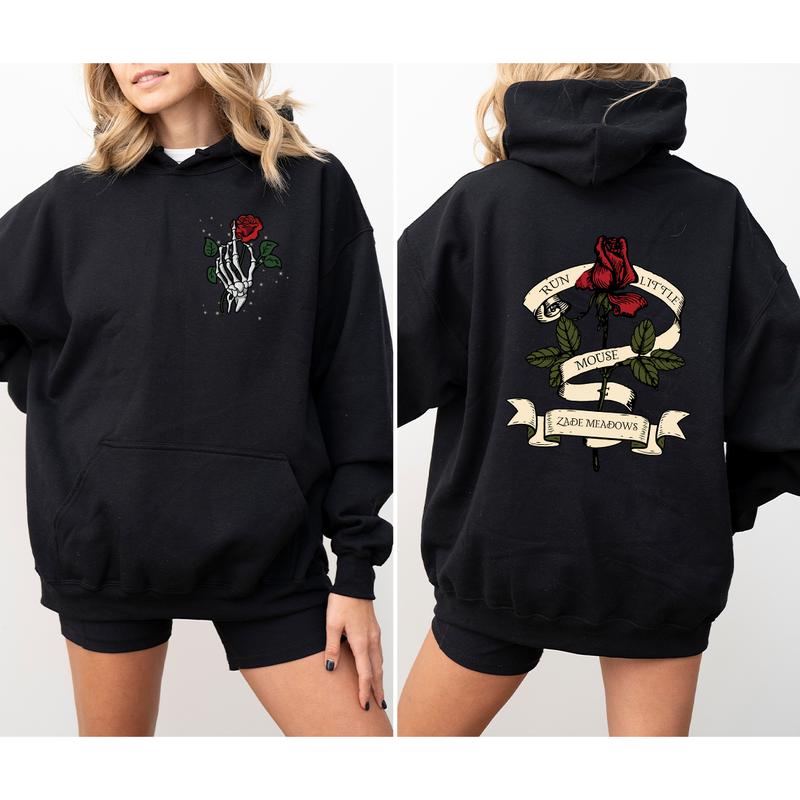 Run Little Mouse Zade Meadows Red Rose Dark Romance Hoodie T-Shirt/Sweatshirt/Hoodie