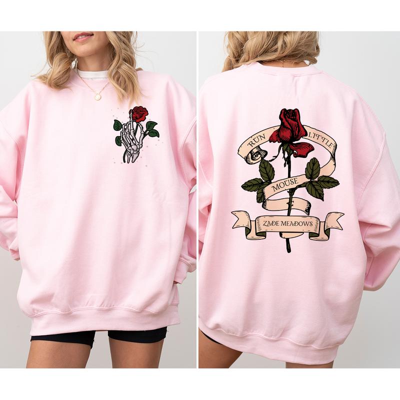 Run Little Mouse Zade Meadows Red Rose Dark Romance Hoodie T-Shirt/Sweatshirt/Hoodie