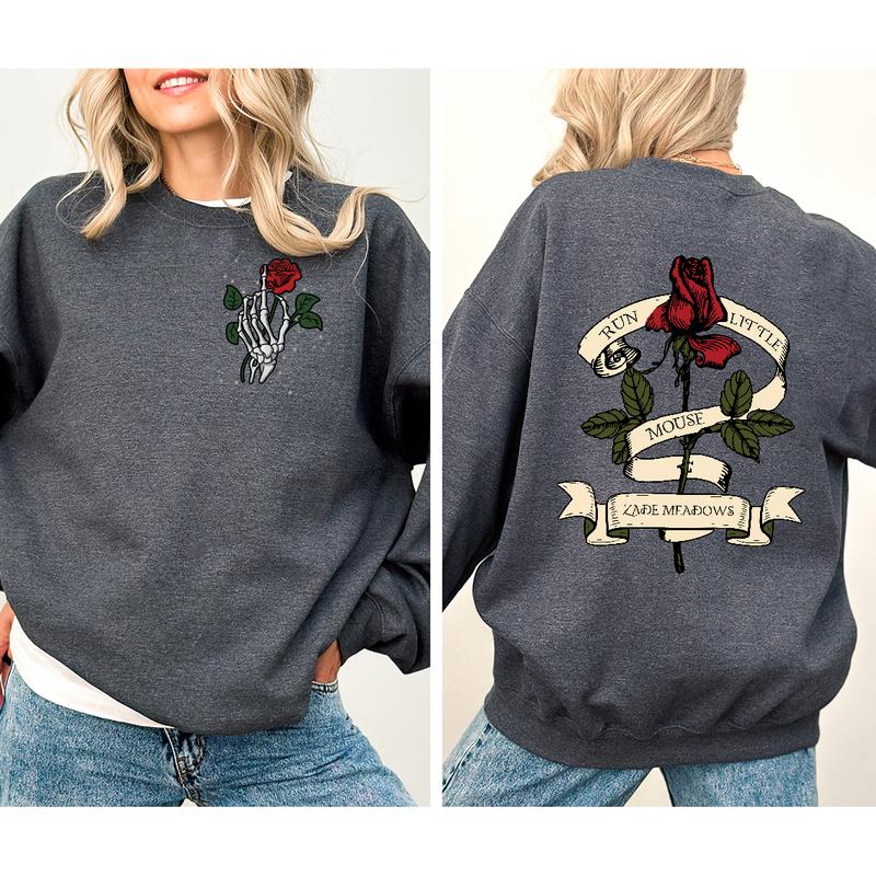 Run Little Mouse Zade Meadows Red Rose Dark Romance Hoodie T-Shirt/Sweatshirt/Hoodie