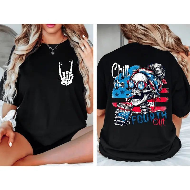 Retro American Flag 4th of July T-Shirt/Sweatshirt/Hoodie