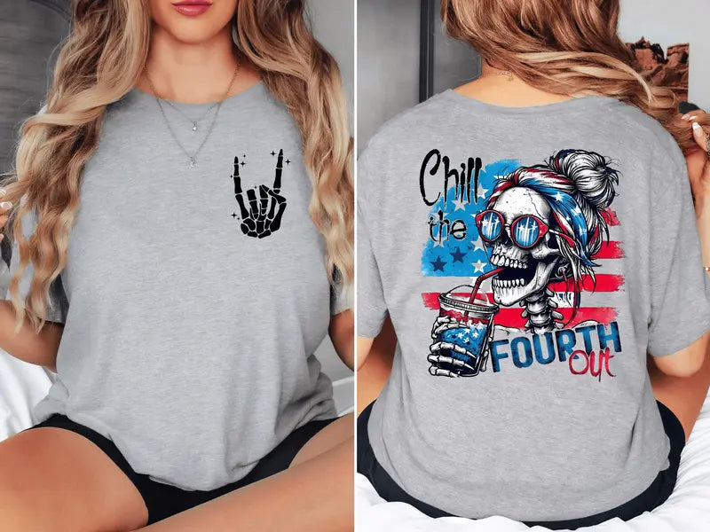 Retro American Flag 4th of July T-Shirt/Sweatshirt/Hoodie