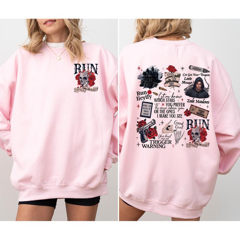 Run Little Mouse Haunting Adeline Dark Romance Smut Reader Gift T-Shirt/Sweatshirt/Hoodie