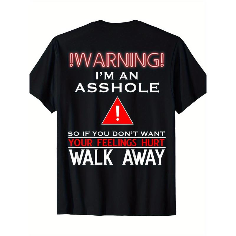 Warning I'm an Asshole Funny Sarcastic T-Shirt/Sweatshirt/Hoodie