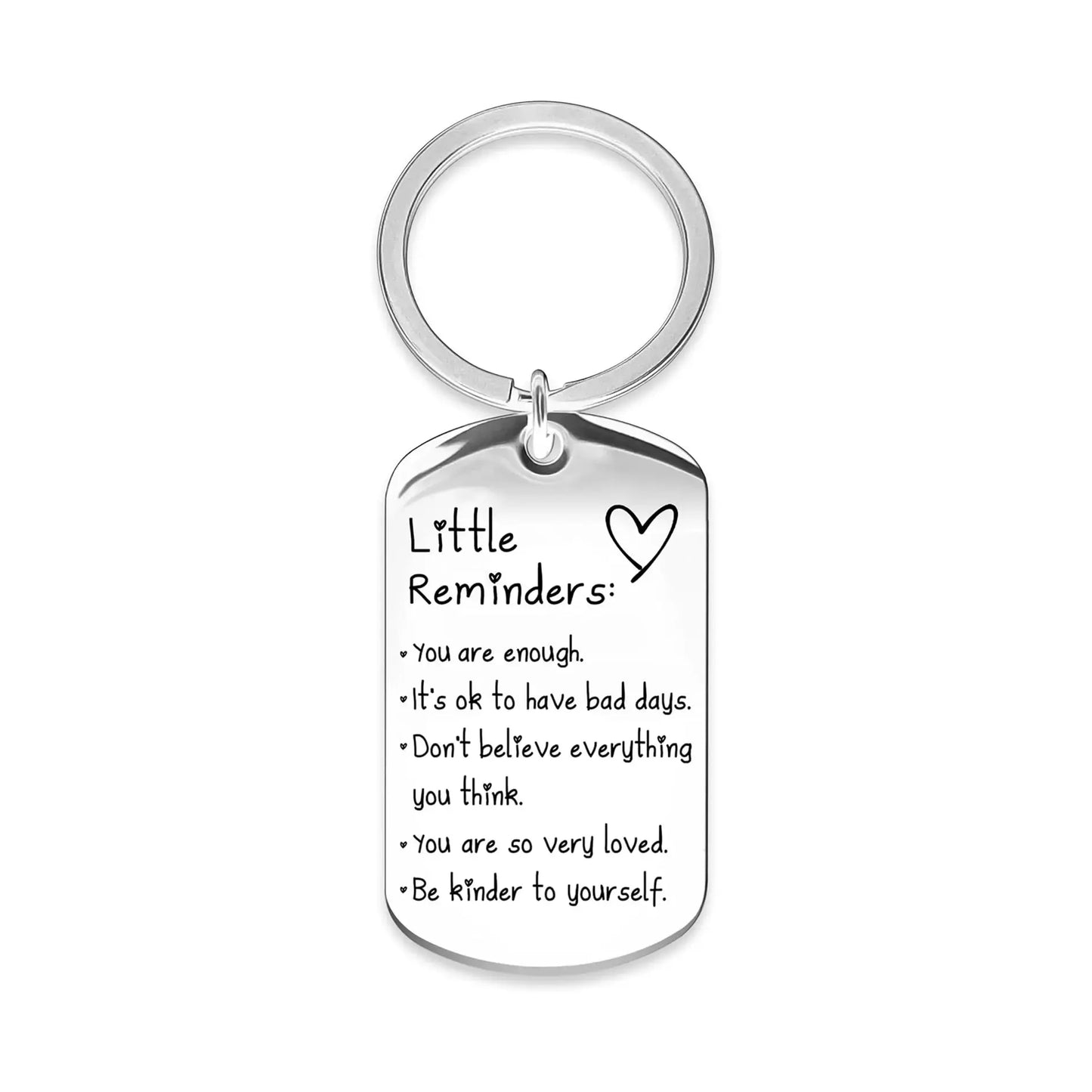 Little Reminders – You Are Enough Inspirational Keychain