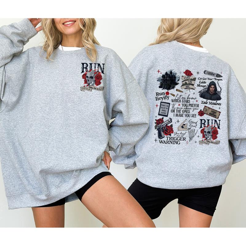 Run Little Mouse Haunting Adeline Dark Romance Smut Reader Gift T-Shirt/Sweatshirt/Hoodie
