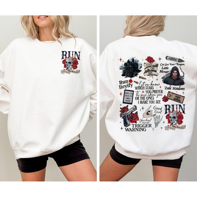 Run Little Mouse Haunting Adeline Dark Romance Smut Reader Gift T-Shirt/Sweatshirt/Hoodie