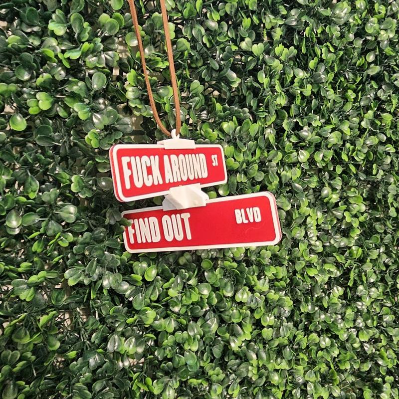 Hanging FAFO Decor Leather
