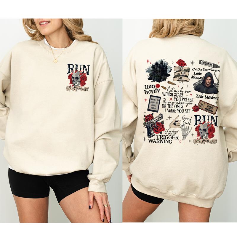 Run Little Mouse Haunting Adeline Dark Romance Smut Reader Gift T-Shirt/Sweatshirt/Hoodie