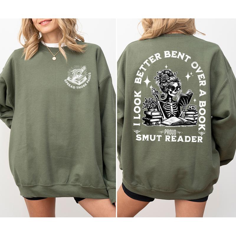 Smut Reader Sweatshirt for Spicy Book Lovers and Dark Romance Fans T-Shirt/Sweatshirt/Hoodie