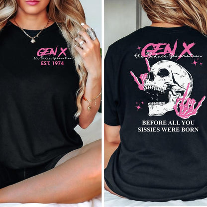 Generation X Custom Year Badass Generation Version 3 T-Shirt/Sweatshirt/Hoodie