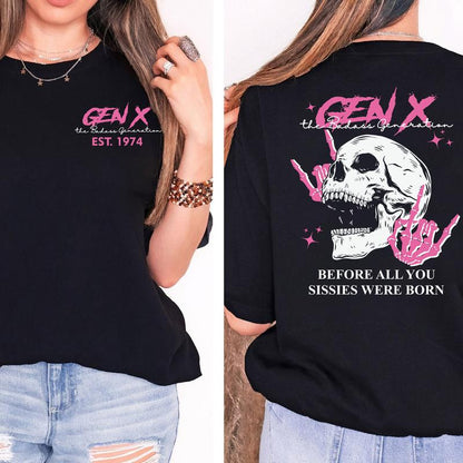 Generation X Custom Year Badass Generation Version 3 T-Shirt/Sweatshirt/Hoodie