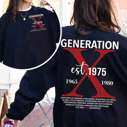 Generation X Custom Year Badass Generation Version 6 T-Shirt/Sweatshirt/Hoodie