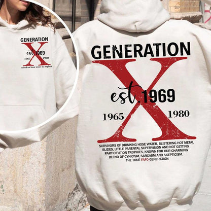 Generation X Custom Year Badass Generation Version 6 T-Shirt/Sweatshirt/Hoodie