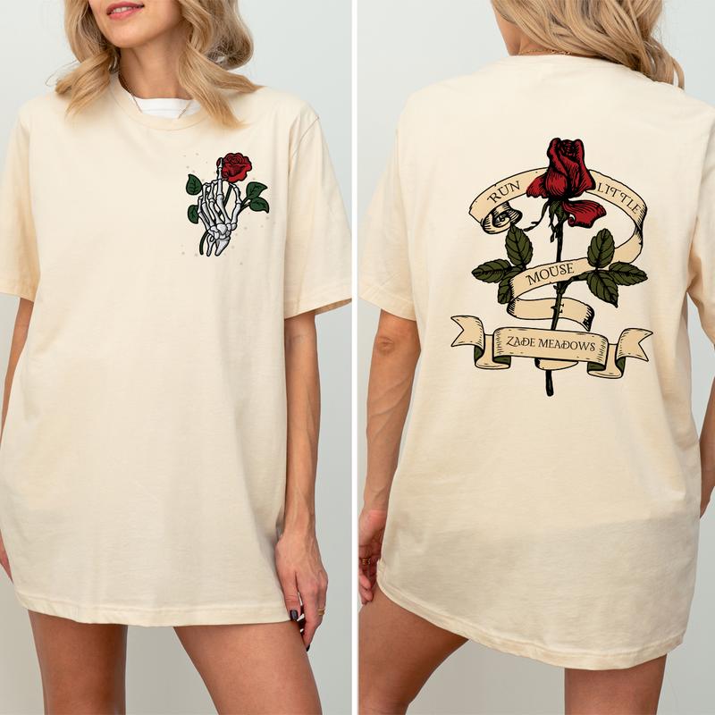 Run Little Mouse Zade Meadows Red Rose Dark Romance Hoodie T-Shirt/Sweatshirt/Hoodie