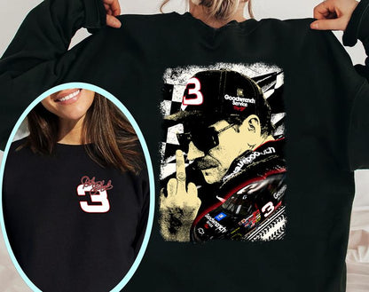 Dale Earnhardt Finger V3 2 sides T-Shirt/Sweatshirt/Hoodie