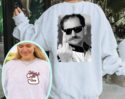 Dale Earnhardt Finger 2 sides Vintage T-Shirt/Sweatshirt/Hoodie