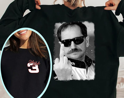 Dale Earnhardt Finger 2 sides Vintage T-Shirt/Sweatshirt/Hoodie