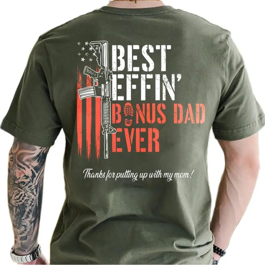 Best Effin' Bonus Dad Ever Vintage T-Shirt,Sweatshirt,Hoodie
