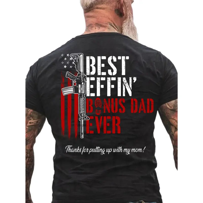 Best Effin' Bonus Dad Ever Vintage T-Shirt,Sweatshirt,Hoodie