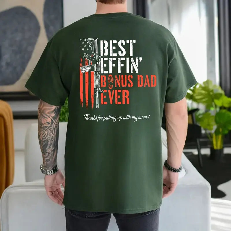 Best Effin' Bonus Dad Ever Vintage T-Shirt,Sweatshirt,Hoodie