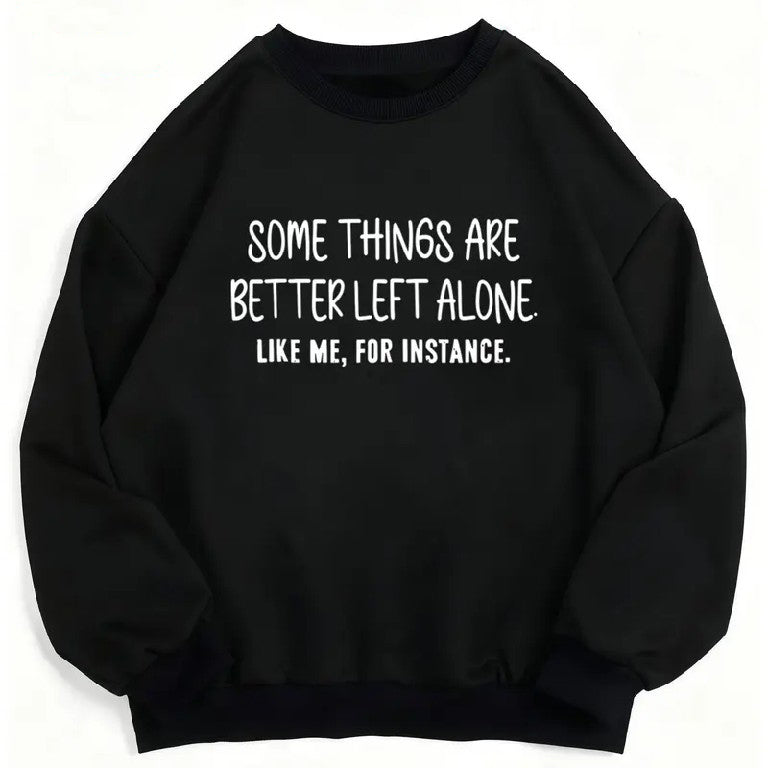 Introvert Club Essential Letter Print T-Shirt/Sweatshirt/Hoodie