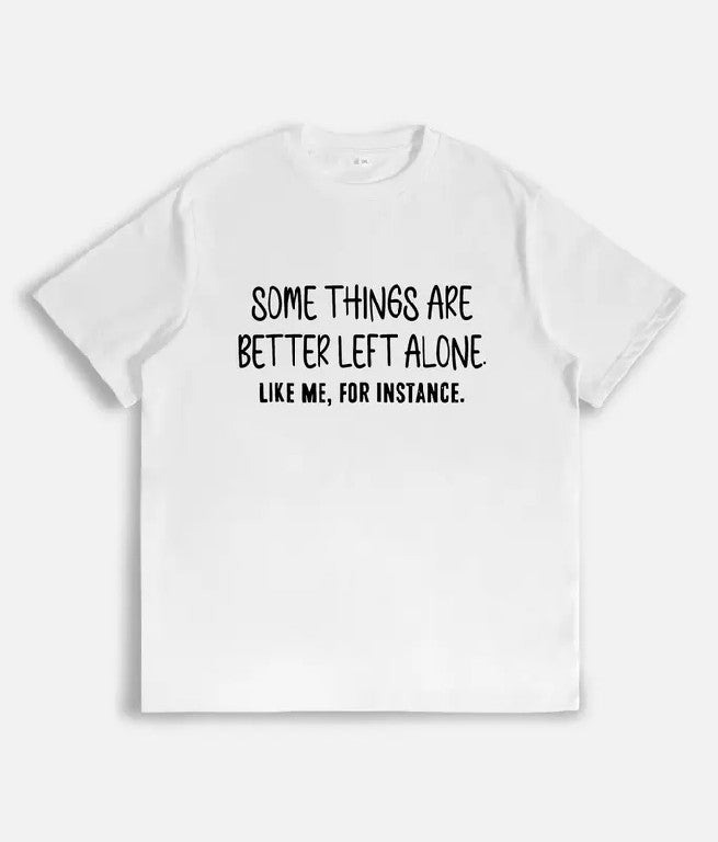 Introvert Club Essential Letter Print T-Shirt/Sweatshirt/Hoodie