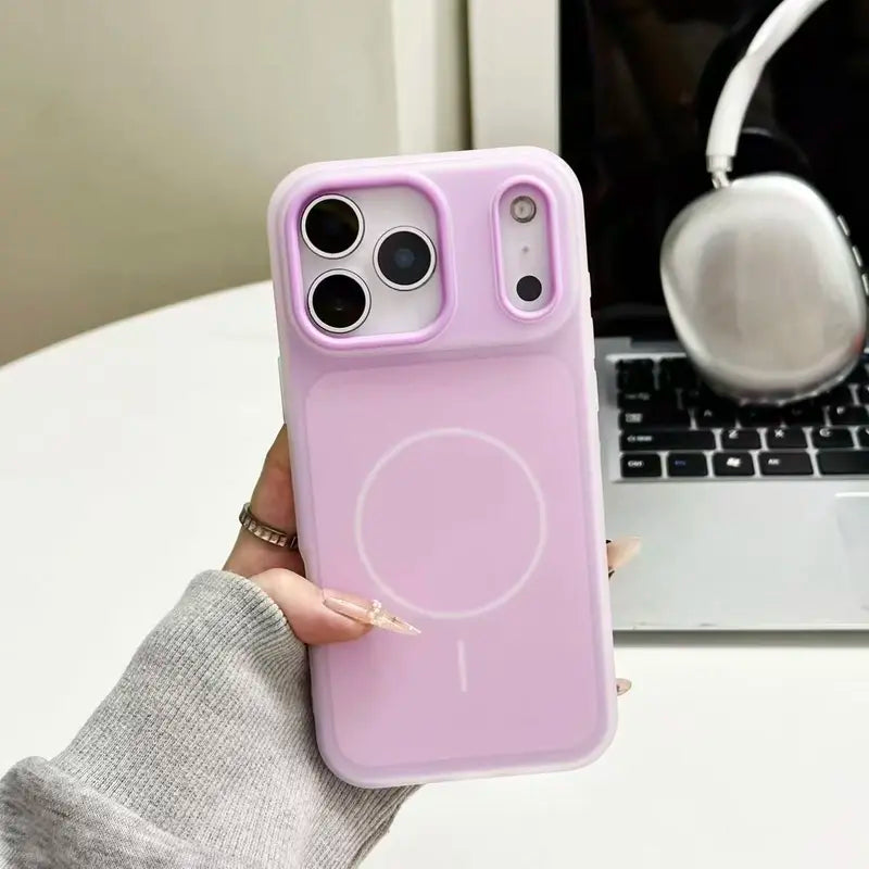 Candy Color MagSafe Case for iPhone – Matte Protective Cover