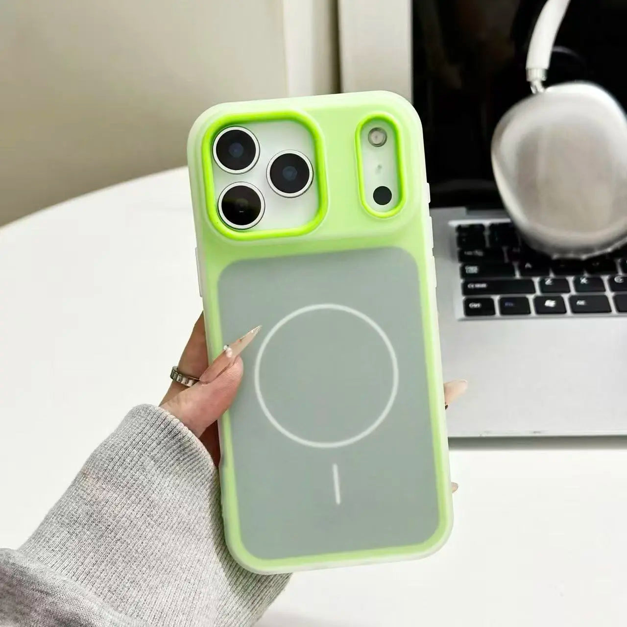 Candy Color MagSafe Case for iPhone – Matte Protective Cover
