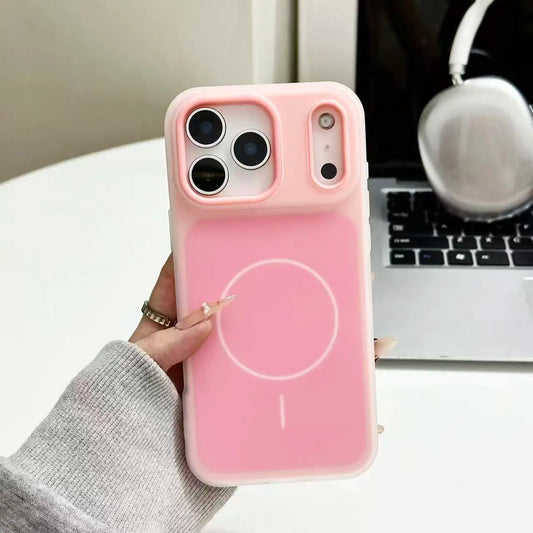 Candy Color MagSafe Case for iPhone – Matte Protective Cover