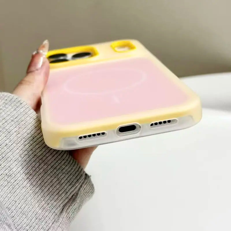 Candy Color MagSafe Case for iPhone – Matte Protective Cover