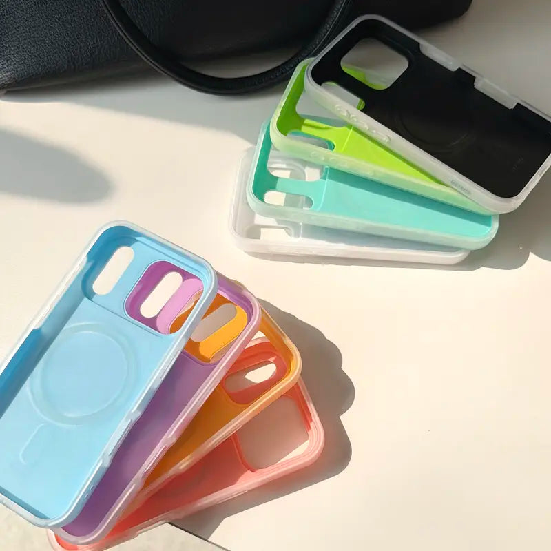 Candy Color MagSafe Case for iPhone – Matte Protective Cover