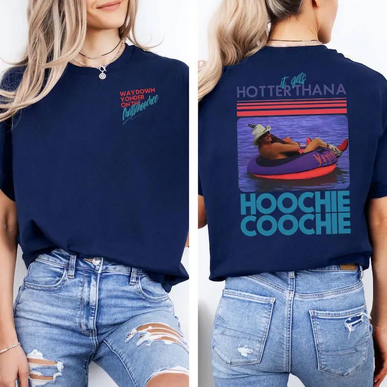 Hotter Than A Hoochie Coochie Summer Meme T-Shirt,Sweatshirt,Hoodie
