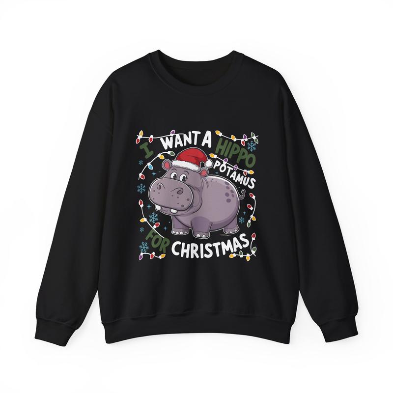 Cute A Hippopotamus For Christmas T-Shirt/Sweatshirt/Hoodie