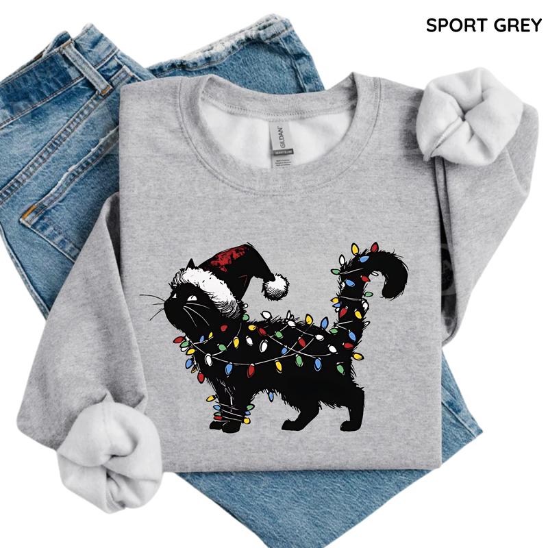 Cute Cat Christmas T-Shirt/Sweatshirt/Hoodie