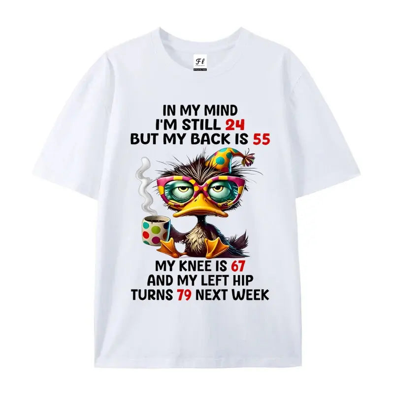 Duck In My Mind I’m Still 24 But My Back Is 55 Unisex T-Shirt,Sweatshirt,Hoodie