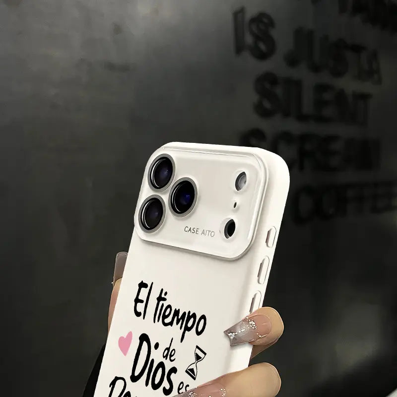 El Tiempo de Dios es Perfecto Spanish Quote Phone Case