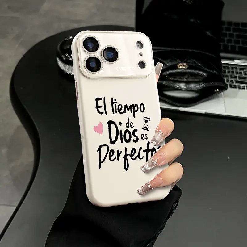 El Tiempo de Dios es Perfecto Spanish Quote Phone Case