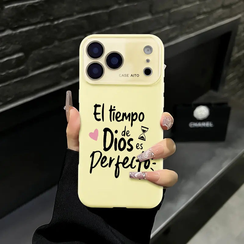 El Tiempo de Dios es Perfecto Spanish Quote Phone Case