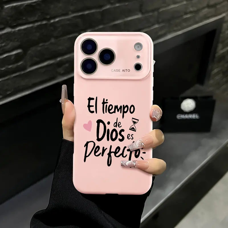 El Tiempo de Dios es Perfecto Spanish Quote Phone Case