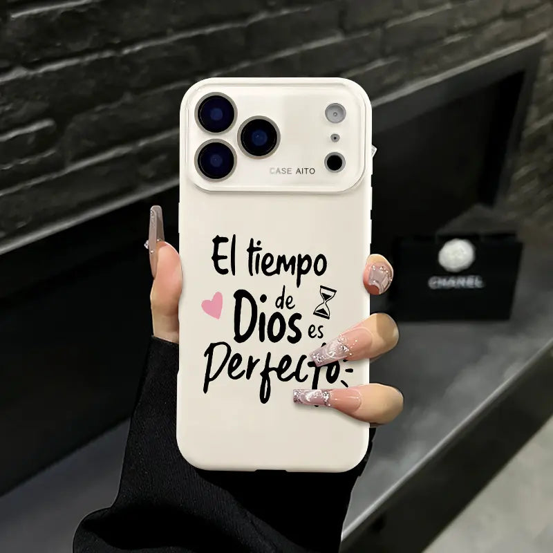 El Tiempo de Dios es Perfecto Spanish Quote Phone Case