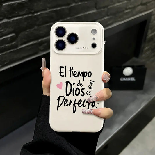 El Tiempo de Dios es Perfecto Spanish Quote Phone Case