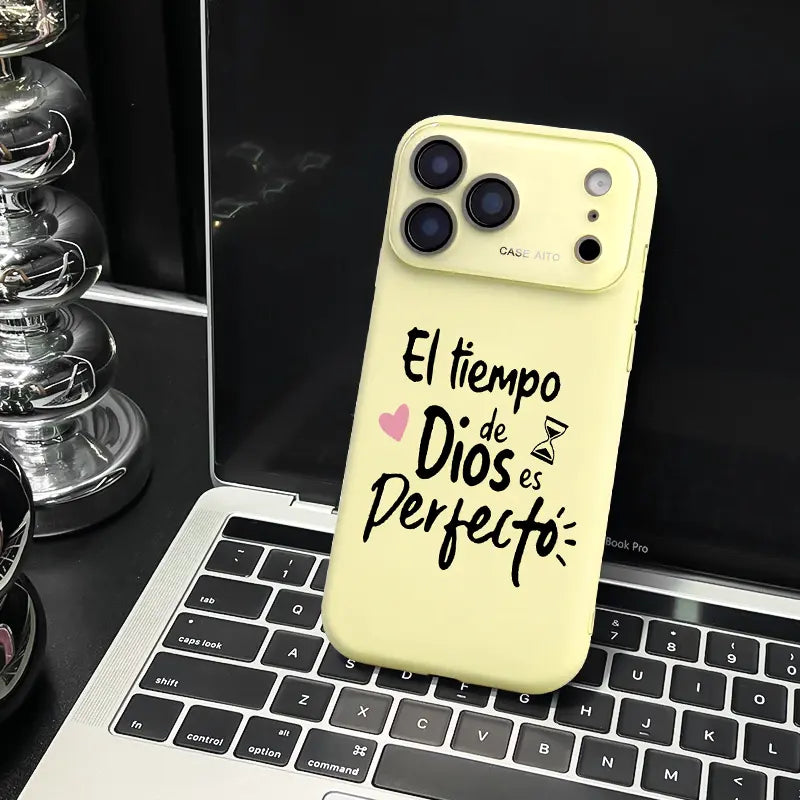 El Tiempo de Dios es Perfecto Spanish Quote Phone Case