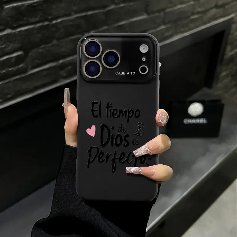 El Tiempo de Dios es Perfecto Spanish Quote Phone Case