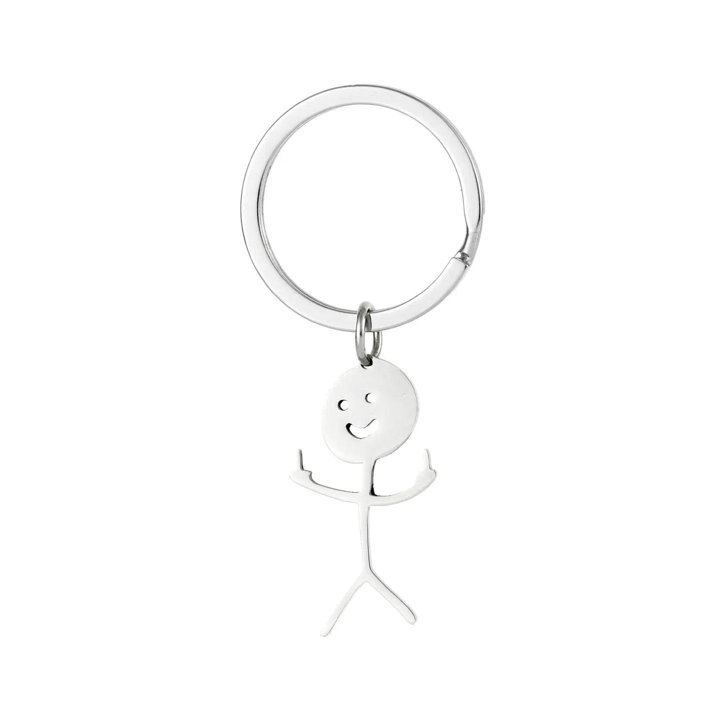 Cute Smiley Figure Keychain – Funny Little Pocket Buddy