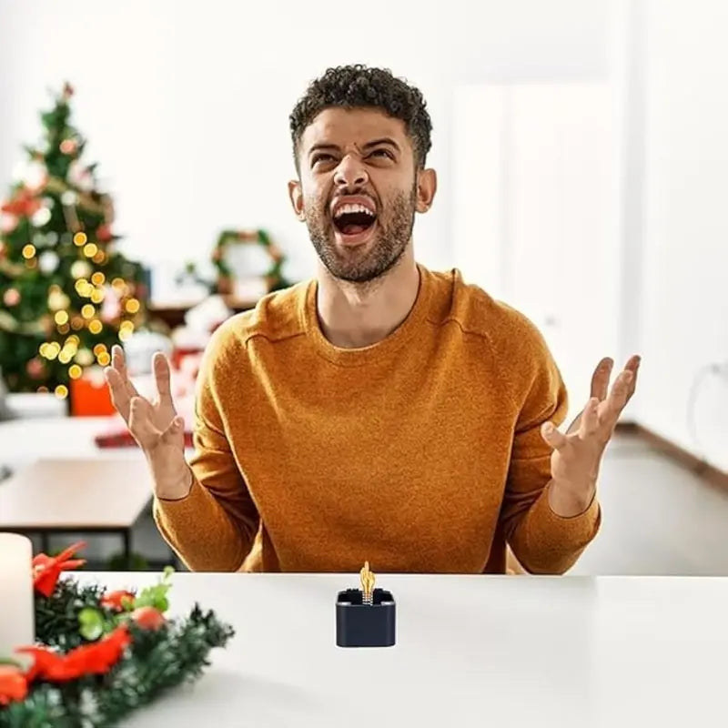 Funny Spring-Loaded Middle Finger Prank Box - Quirky Gag Gift for Adults