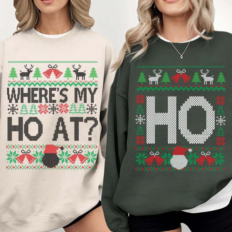 Funny Couples Christmas Matching T-Shirt/Sweatshirt/Hoodie