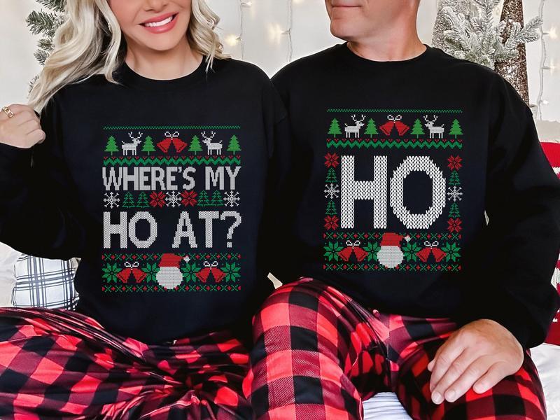 Funny Couples Christmas Matching T-Shirt/Sweatshirt/Hoodie