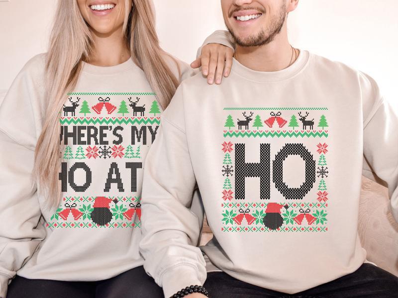 Funny Couples Christmas Matching T-Shirt/Sweatshirt/Hoodie