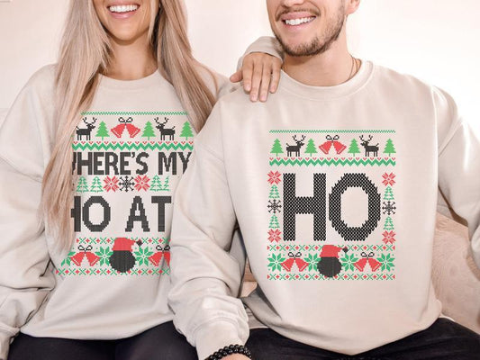 Funny Couples Christmas Matching T-Shirt/Sweatshirt/Hoodie